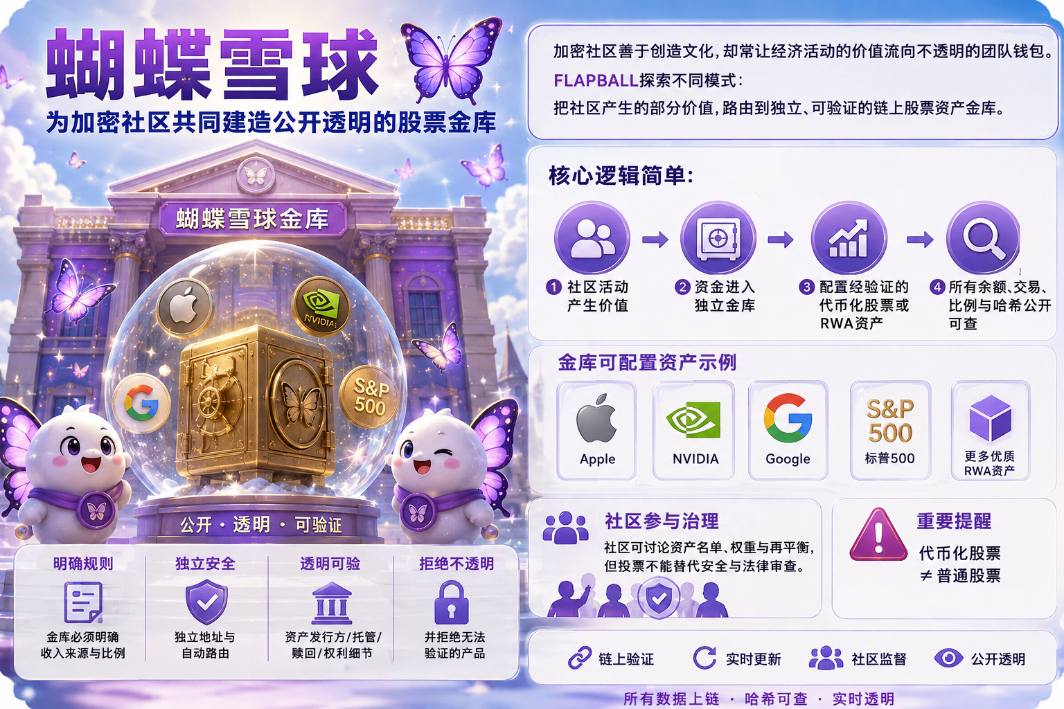 蝴蝶雪球透明金库机制说明图